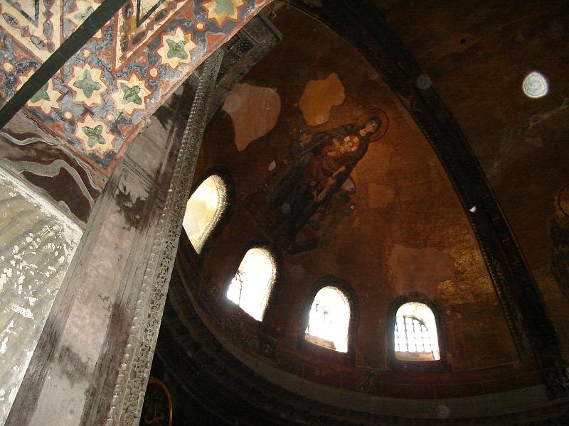 DSC01359.JPG - Interior of the Haghia Sophia (Aya Sofya Camii). 17 July 2007