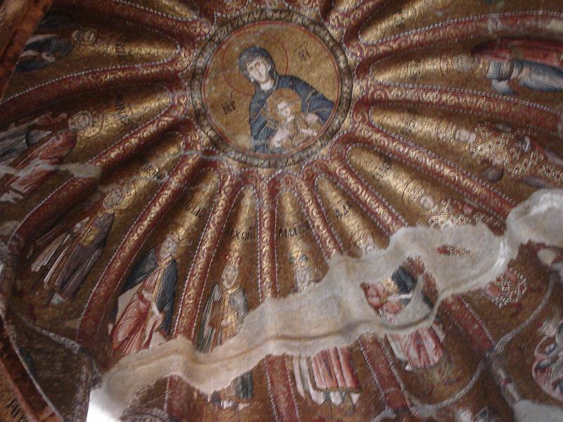 DSC01395.JPG - The Virgin and her ancestors, St. Saviour in Chora. 17 July 2007