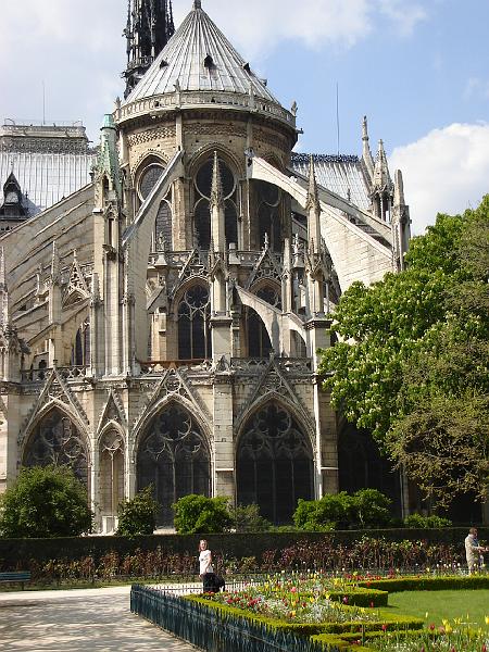 DSC02309.JPG - Notre Dame on the Ile de la Cite, Paris. 16 April 2008