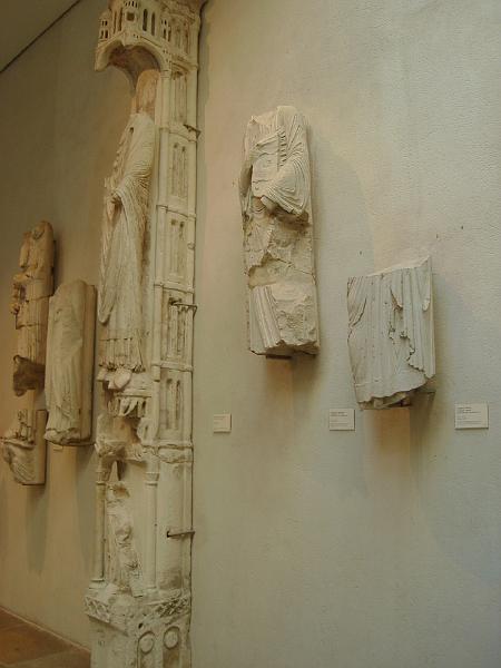 DSC02317.JPG - Inside the Museum of the Middle Ages, the Cluny.  Original statuary from Notre Dame Cathedral.  Paris 17 April 2008