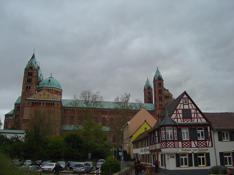 DSC02371.JPG - The Mariendom (Cathedral of St. Mary and St. Steven), but more often called the Imperial Cathedral of Speyer.  Germany 19 April 2008