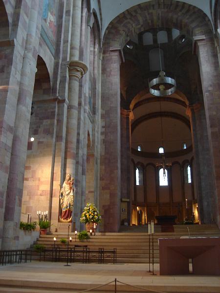 DSC02374.JPG - Interior of the Imperial Cathedral at Speyer.  Germany 19 April 2008