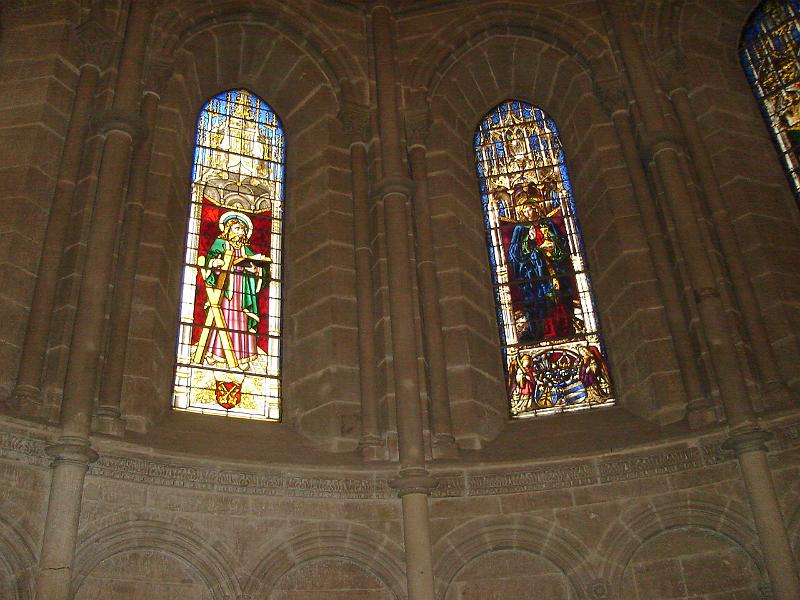 DSC02423.JPG - Inside the St. Pierre Cathedral of the Swiss Reformed Church.  Geneva Switzerland 21 April 2008