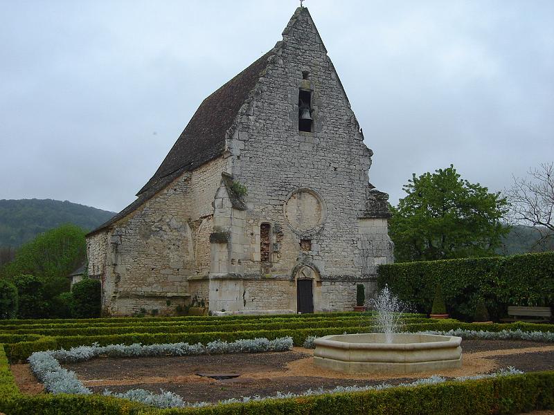 DSC02519.JPG - The old chapel on the grounds of the Chateau des Milandes.  France. 23 April 2008