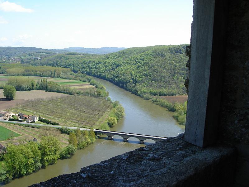 DSC02549.JPG - The Dordogne River from Castelnaud.  France 24 April 2008