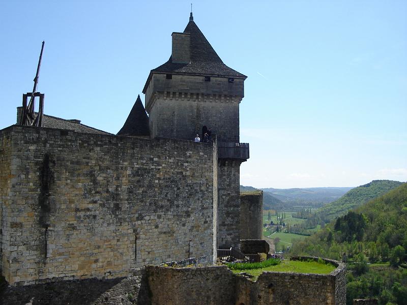 DSC02552.JPG - One of the towers at Castelnaud.  France 24 April 2008