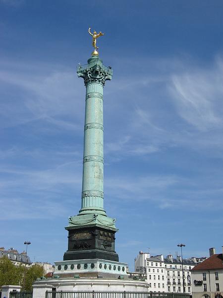 DSC02623.JPG - Place de la Bastille. Paris France 26 April 2008