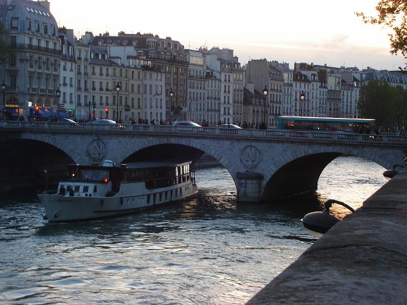 DSC02633.JPG - A bridge over the Seine.  Paris France 26 April 2008