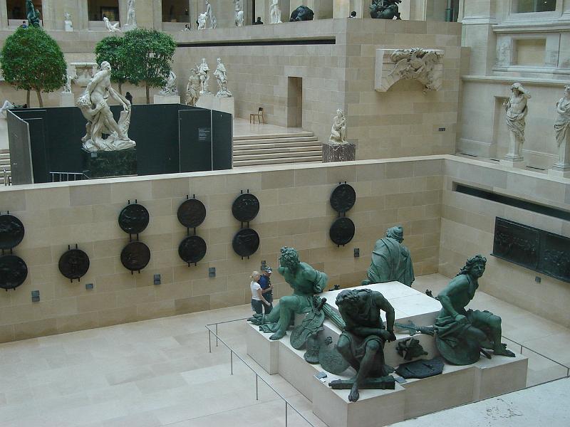 DSC02679.JPG - A statuary in the Louvre.  Paris France 27 April 2008