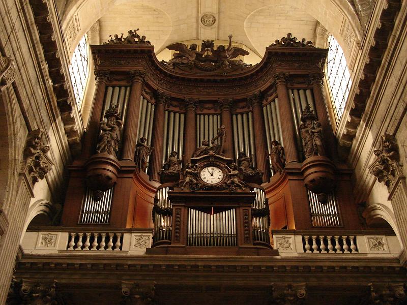 DSC02694.JPG - The organ at Saint Sulpice, played by Charles Marie Widor for 64 years.  Paris France 28 April 2008