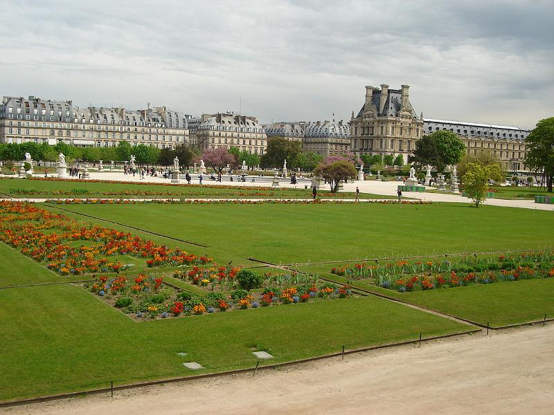 DSC02708.JPG - The gardens of the Louvre, the Jardin du Carrousel.  Paris France 28 April 2008