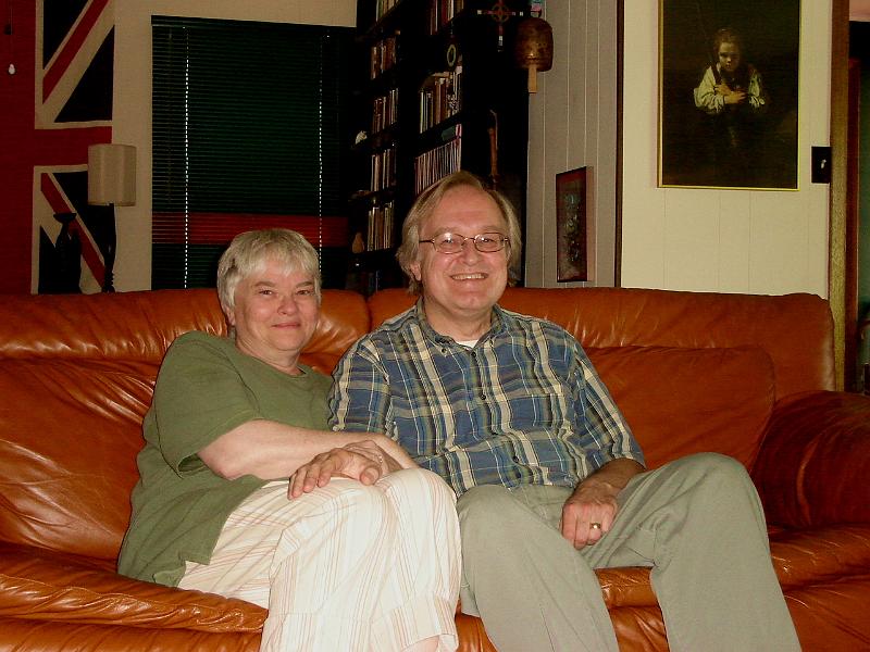 DSC01232.JPG - The new, happy, grandparents. 13 July 2009