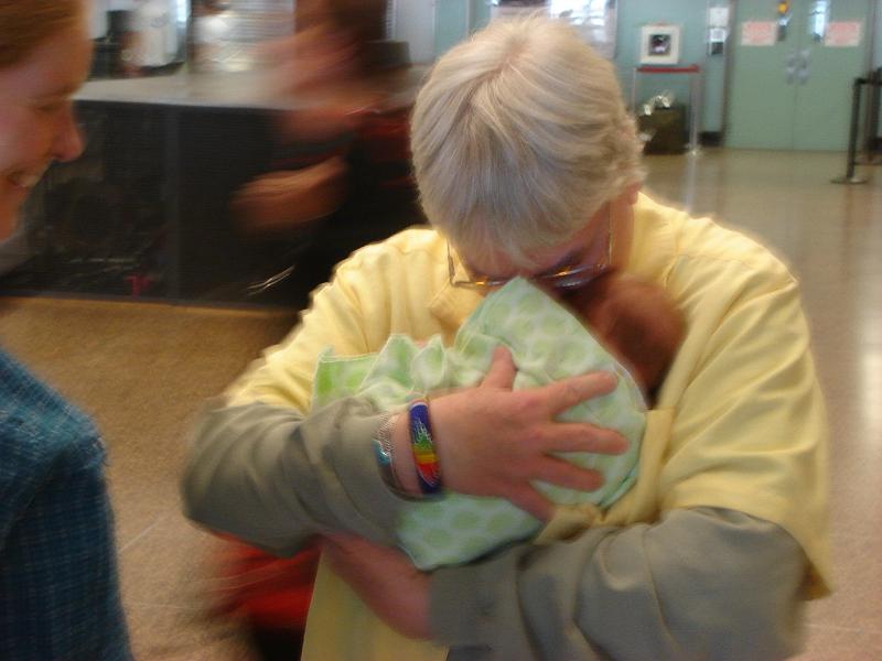 DSC01254.JPG - Love him already. 18 July 2009