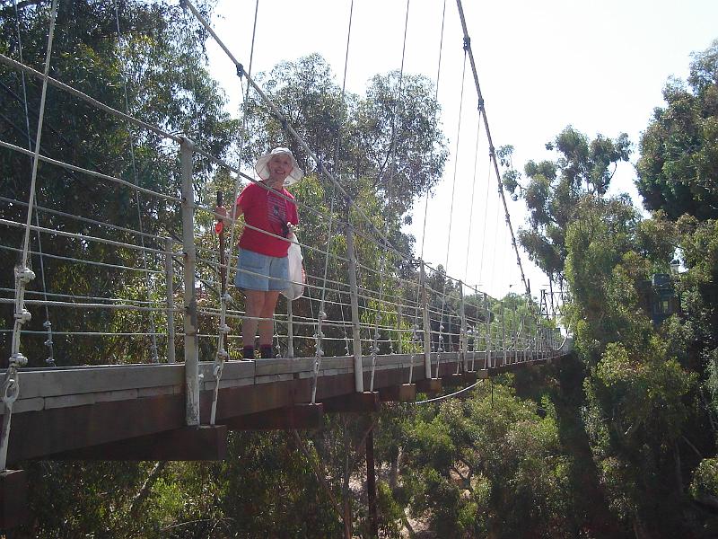 DSC01441.JPG - Ramona on the bridge you just read about. 11 August 2009