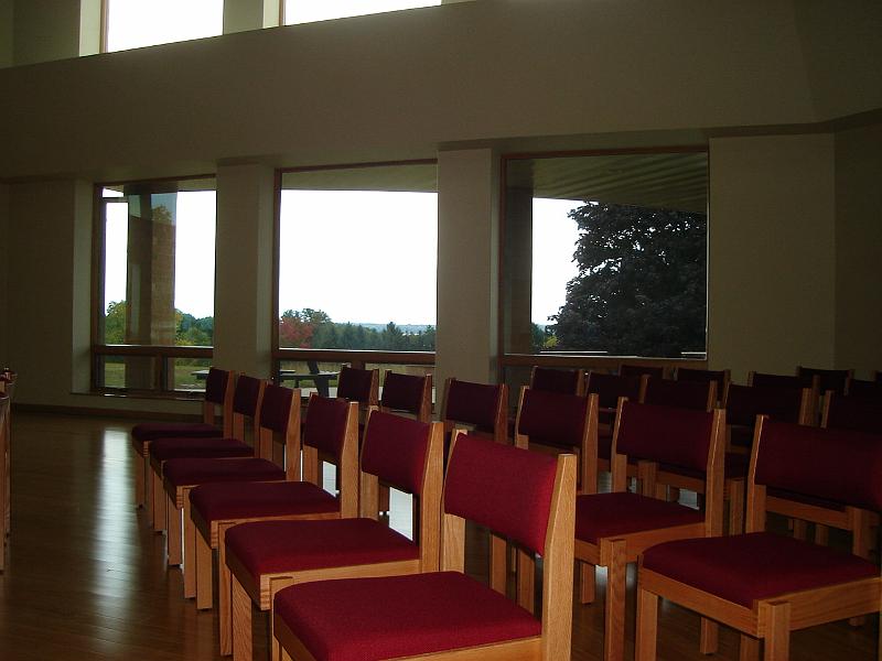 DSC01615.JPG - The new worship space at Holy Wisdom Monastery. 3 October 2009