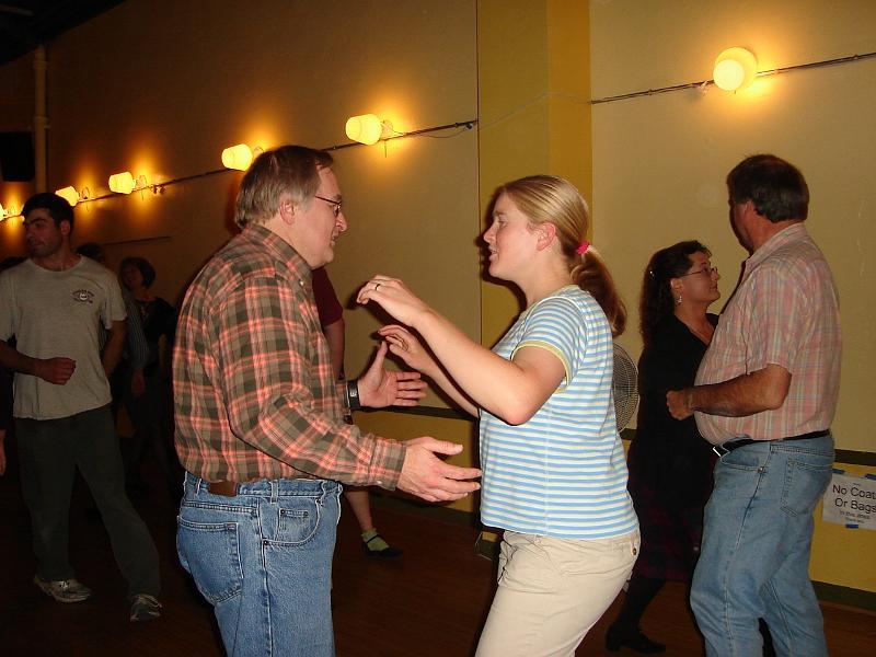 DSC01753.JPG - Bill and Gretchen dancing. 16 October 2009