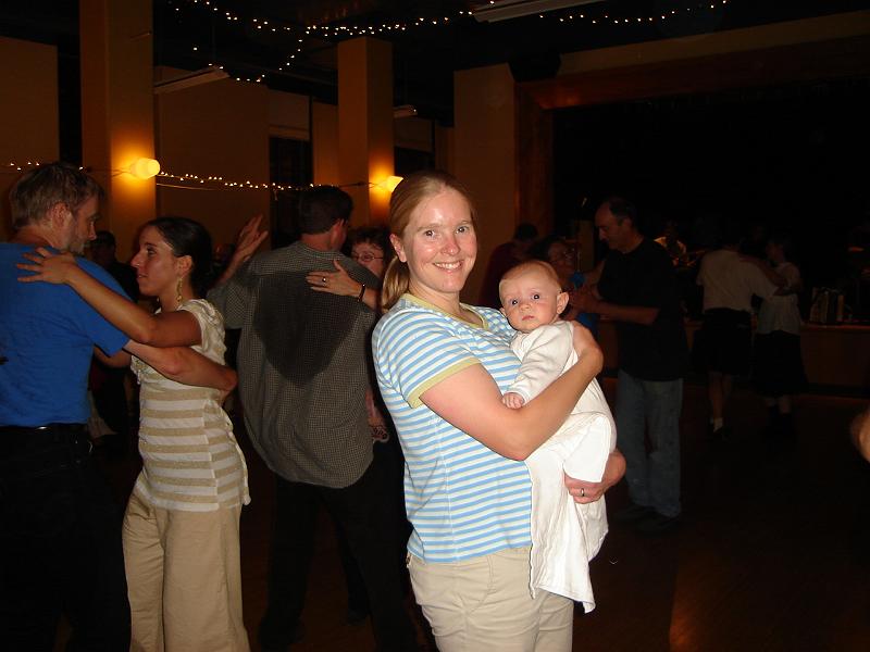 DSC01761.JPG - Gretchen and Sebastian having their first waltz. 16 October 2009