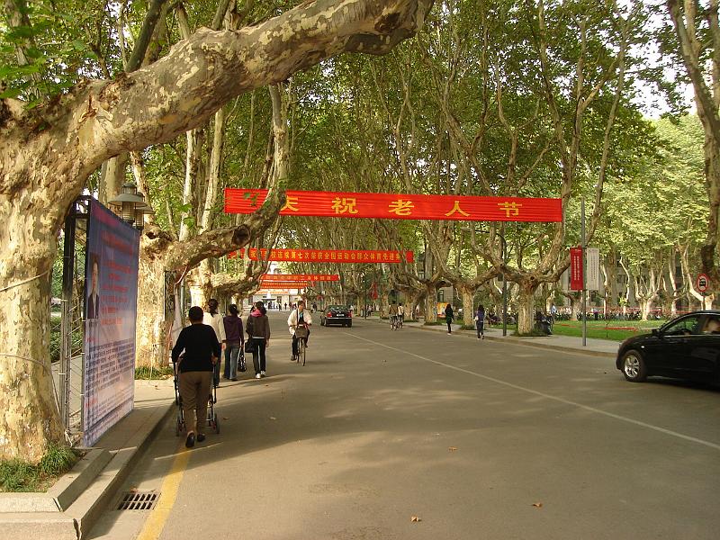 DSC01912.JPG - The south entrance into Southeast University. 22 October 2009