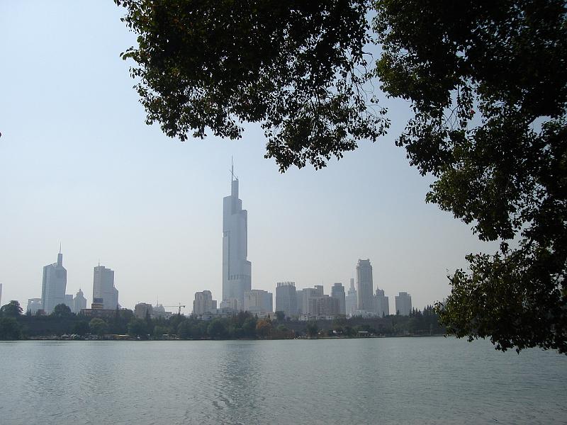 DSC01983.JPG - Skyline of Nanjing. 23 October 2009
