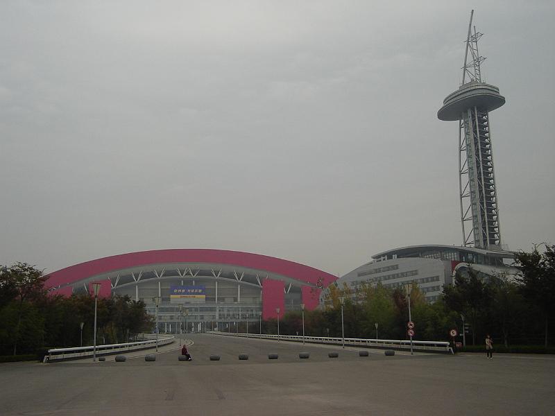 DSC02175.JPG - The main complex and the medical facilities. 27 October 2009