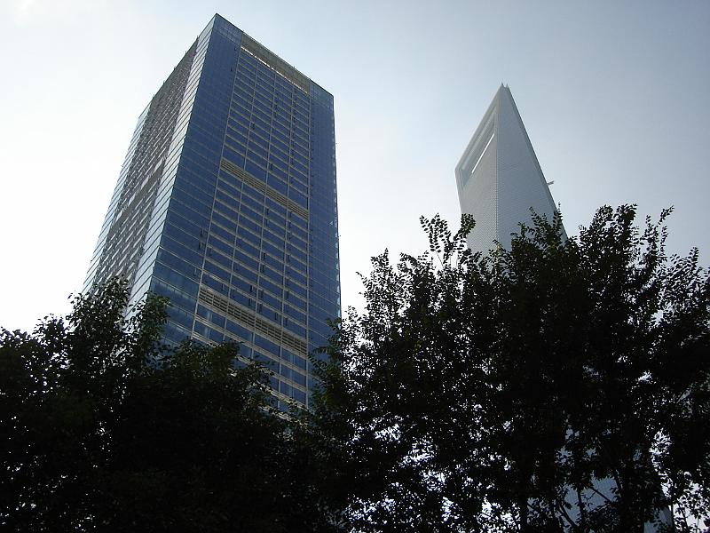 DSC02413.JPG - Buildings in the Pudong area of Shanghai. 31 October 2009