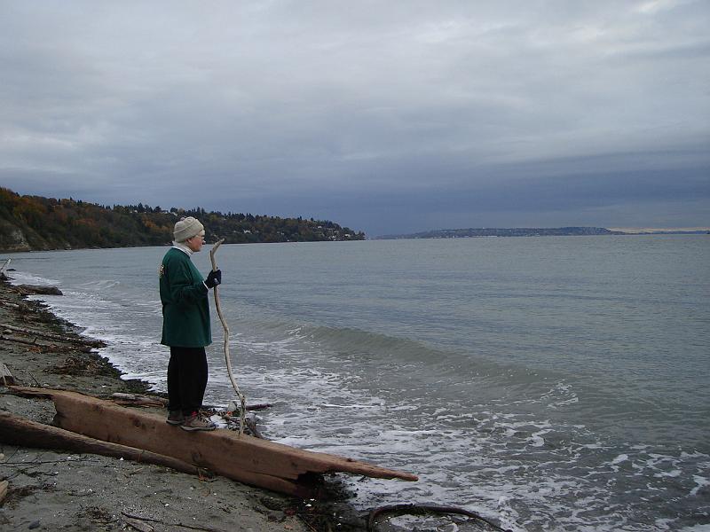 DSC02566.JPG - Judy on Puget Sound. 2 November 2009