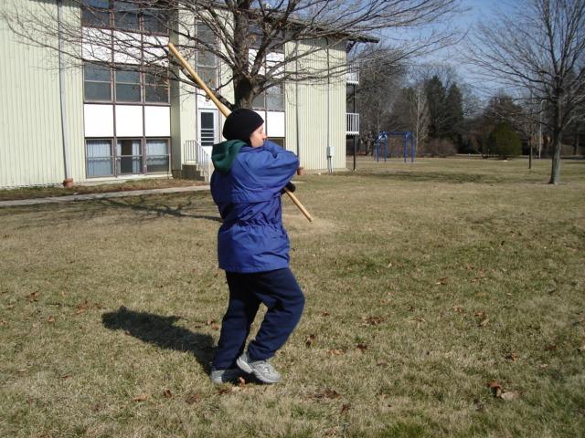 DSC00160.JPG - Brenda in the zone. 25 February 2006