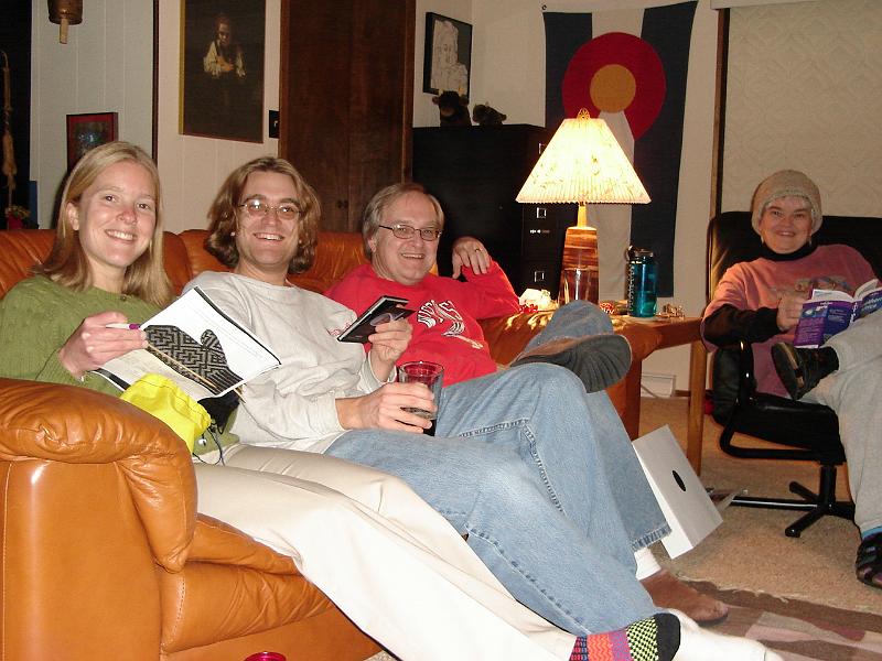 DSC00656.JPG - Gretchen, Andrew, Bill, and Judy. 22 November 2006