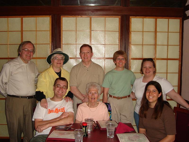 DSC00896.JPG - Bill, Judy, Ed, LaVerne, Jen Andrew, Millie, Brenda 29 April 2007