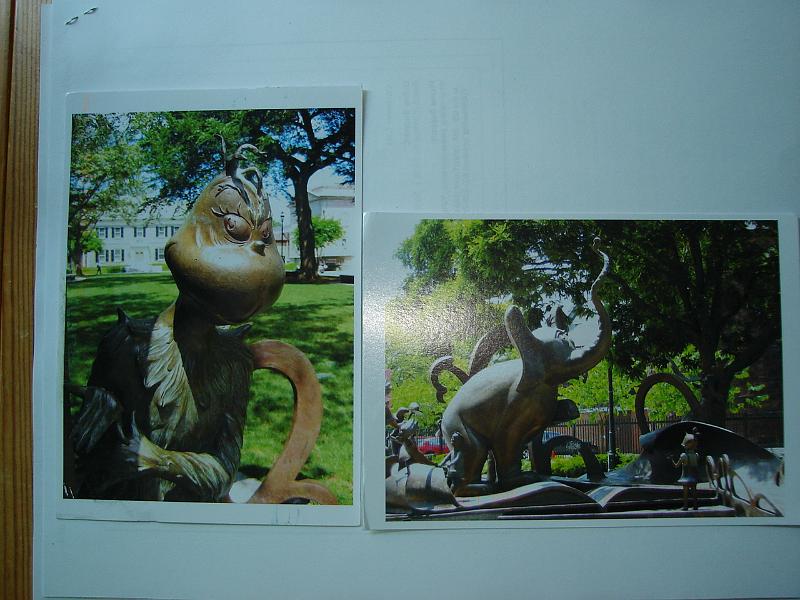 DSC00949.JPG - Other postcards from Andrew from the Dr. Suess National Memorial Sculpture Garden in Springfield Massachusetts. 12 June 2007