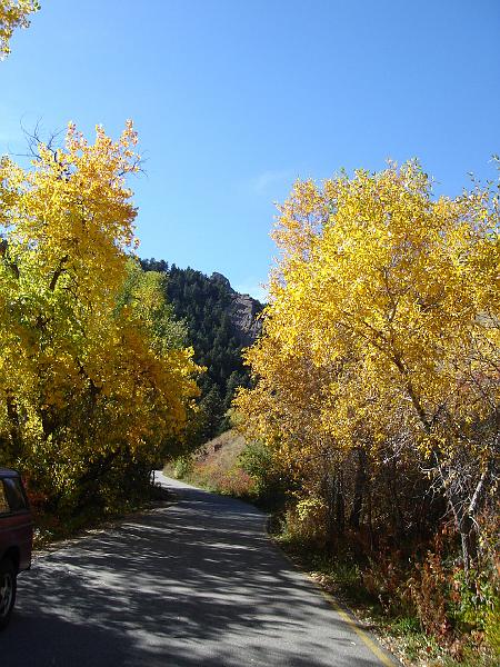 DSC01855.JPG - Road to Gregory Canyon, Boulder Colorado. 22 October 2007