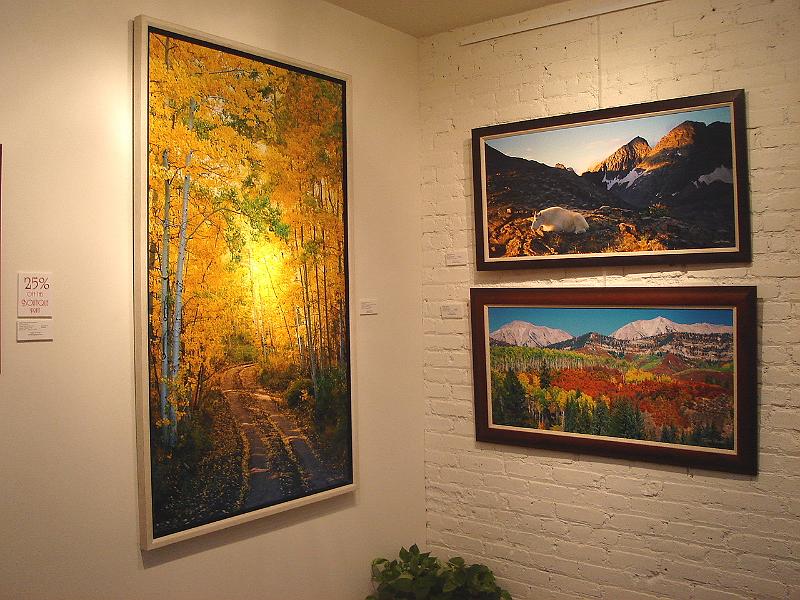 DSC01868.JPG - John Fielder gallery, Santa Fe Art District, Denver Colorado 23 October 2007