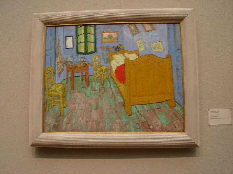 DSC02225.JPG - "The Bedroom" by Vincent van Gogh, Art Institute of Chicago. 21 February 2008