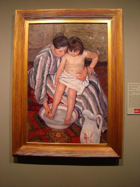 DSC02228.JPG - "The Child's Bath" by Mary Cassatt, Art Institute of Chicago. 21 February 2008