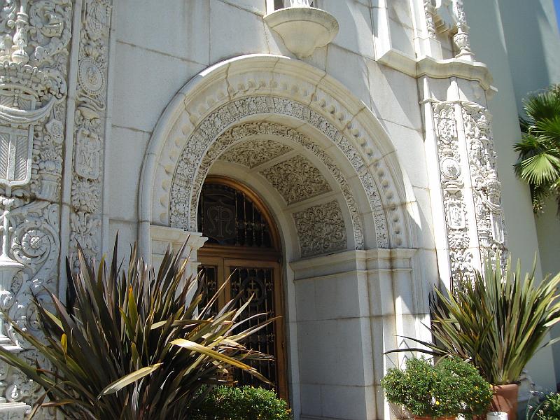 DSC00116.JPG - Detail of an archway on a building on the University of San Diego campus. 11 August 2008