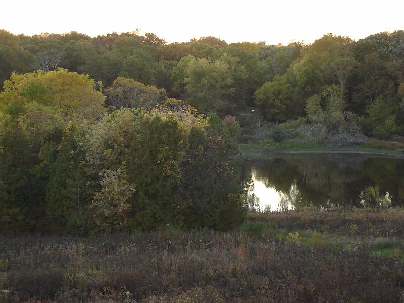 DSC00390.JPG - Lost Lake at Holy Wisdom Monastery, Middleton Wisconsin 10 October 2008