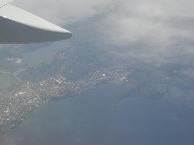DSC01081.JPG - There was one small break in the clouds between Seattle and Chicago - over Madison.  There is Camp Randall and Picnic Point. 5 May 2009